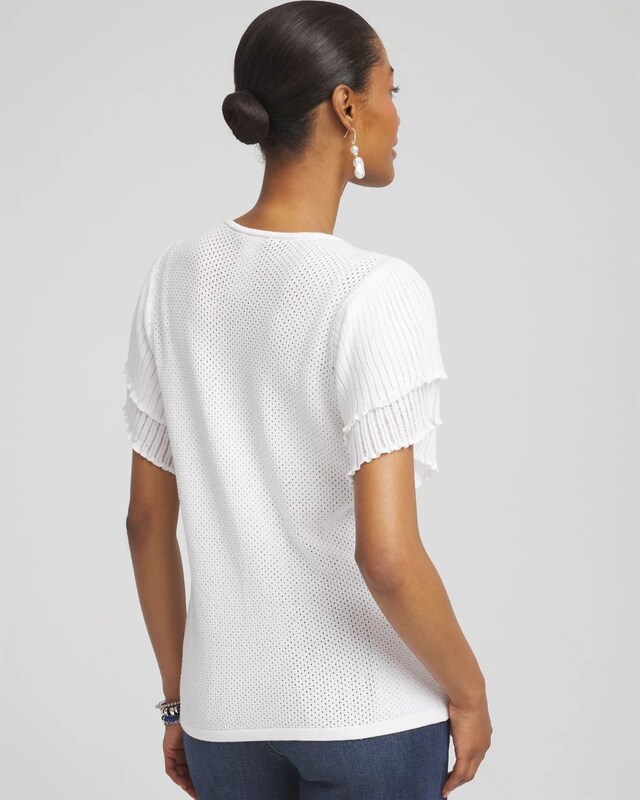Ocean Motif Pullover Sweater - image 3